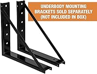 Vista 5 de Buyers Products 1702303 Caja de Herramientas de Acero Negro para Debajo de la Carrocería de Camión – 18 x 18 x 30 Pulgadas Caja de Trabajo