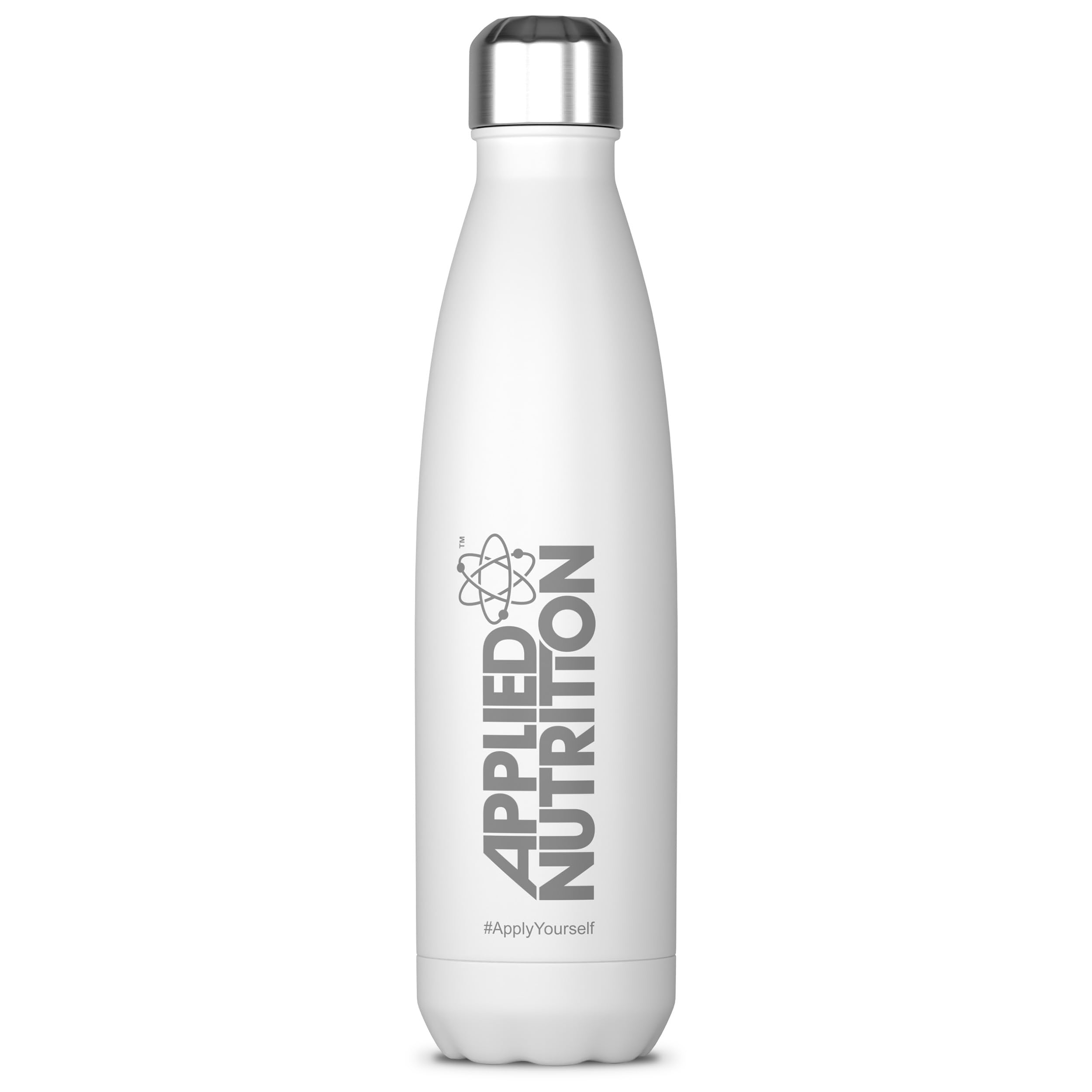 Applied Nutrition Premium Stainless Steel Flask – Durable, Sleek, and Eco-Friendly - (White - 500ml)