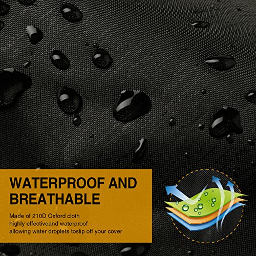 Image of NEVERLAND Waterproof Car Cover All Weather with Zipper Design UV Protection Windproof Snowproof Outdoor /Indoor Full car Cover for Automobiles,Sedans Length up to 209 inch, Black