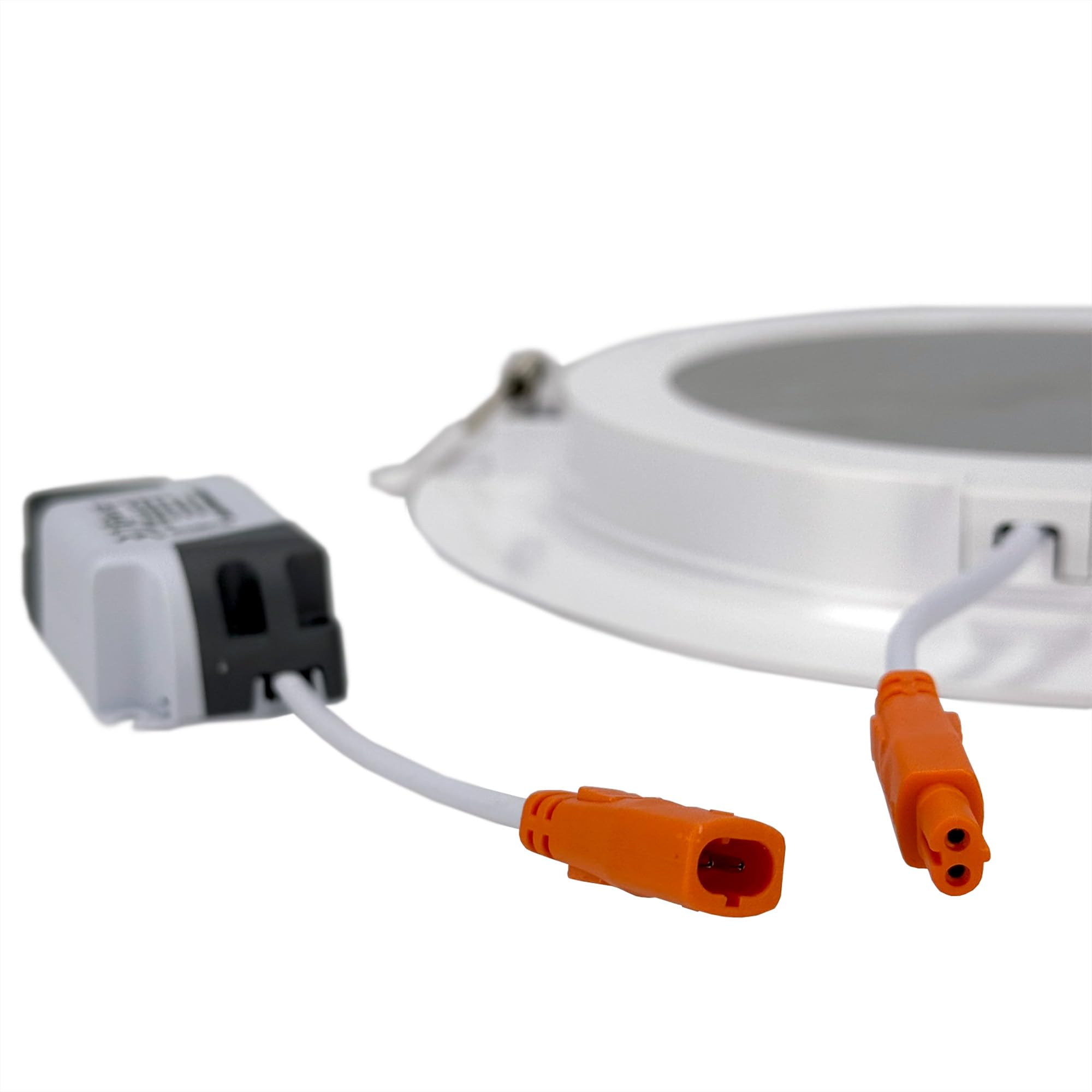 Zestaw 2x Panel LED Sufitowy 12W 4200K Neutralna Biel - Reflektor Wpuszczany Downlight 1200lm Ultracienki Biały 230V - Okrągła Oprawa Podtynkowa do Salonu, Kuchni, Biura - Horoz Electric