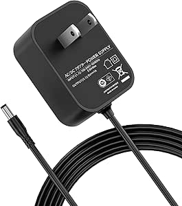 VHBW for Boss 9V PSA Adapter Guitar Pedal Power Supply Compatible with Boss PSA-120S RC-5 ME-80 ME-90 ME-25 ME-50B GT-1 AD-3 Katana mini BD-2 LK-220 Center Negative Power Supply