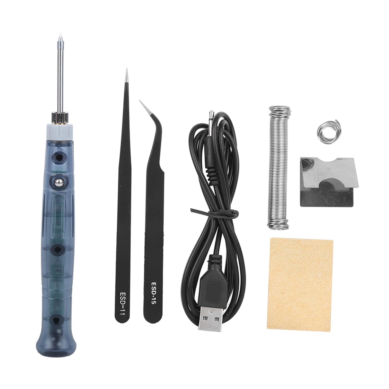 Mini Cordless Soldering Iron Kit – USB-C Rechargeable, 10-in-1, 3 Temperature Settings, Portable For DIY & Repairs
