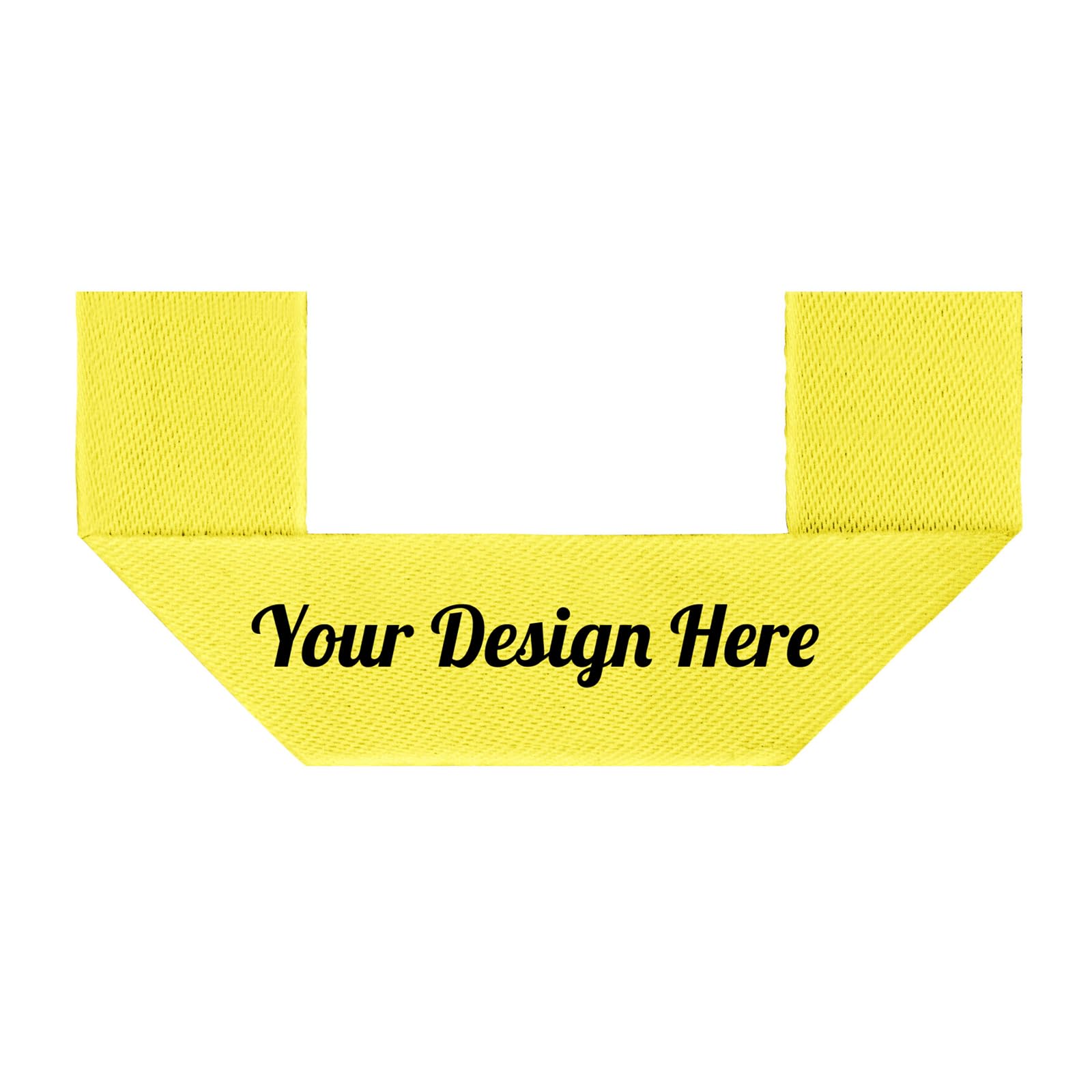 TOPTIE 500 etichette personalizzate in tessuto al 100% per cucito, etichette per abbigliamento, lavori a maglia, articoli fatti a mano, giallo