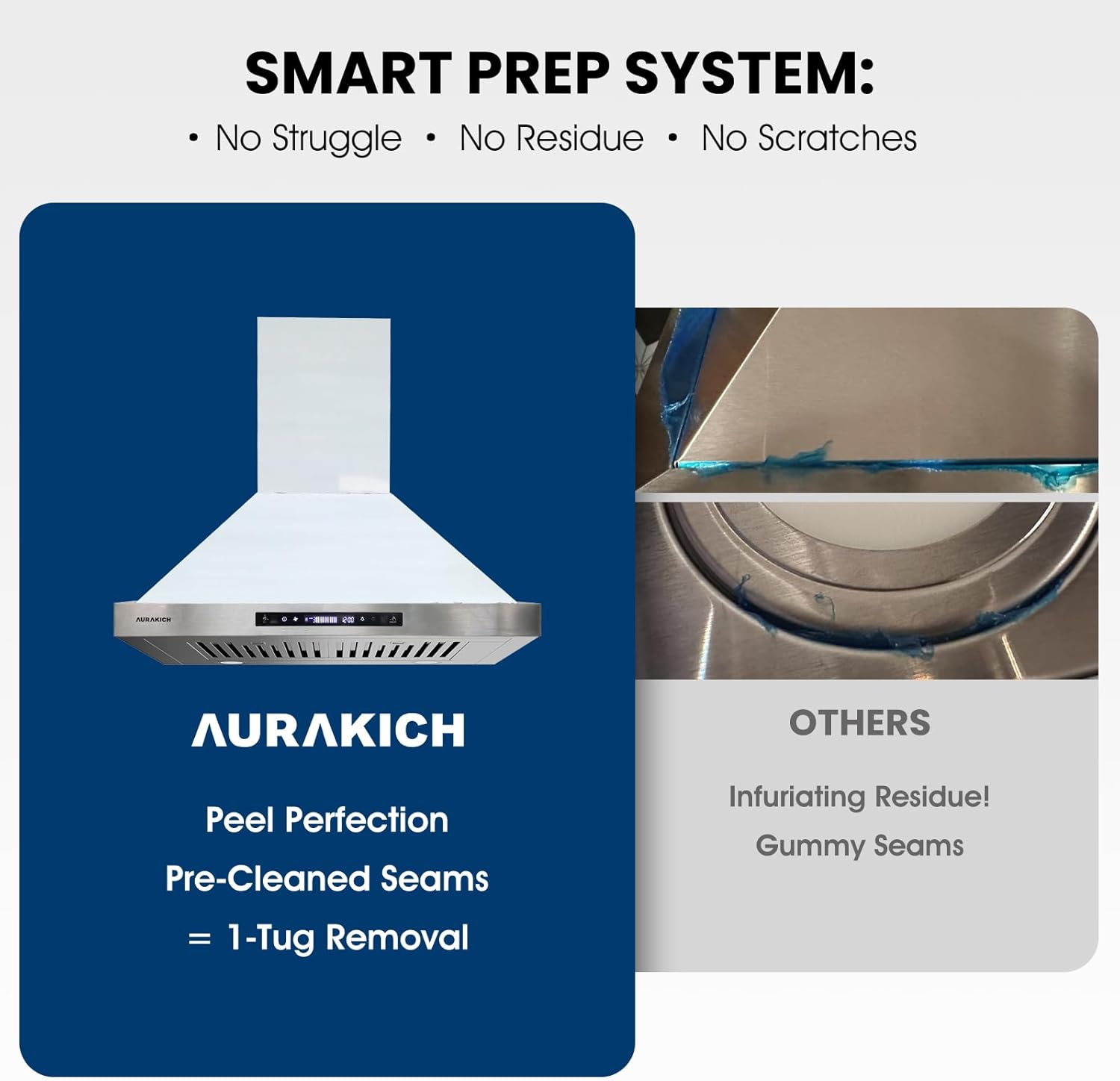 30-inch Wall Mount Range Hood, 900 CFM Ducted/Ductless Kitchen Vent Hood with Full Copper Motor, Triple Smart Controls (Gesture/Remote/Touch), Tunable LED Lighting, Stainless Steel