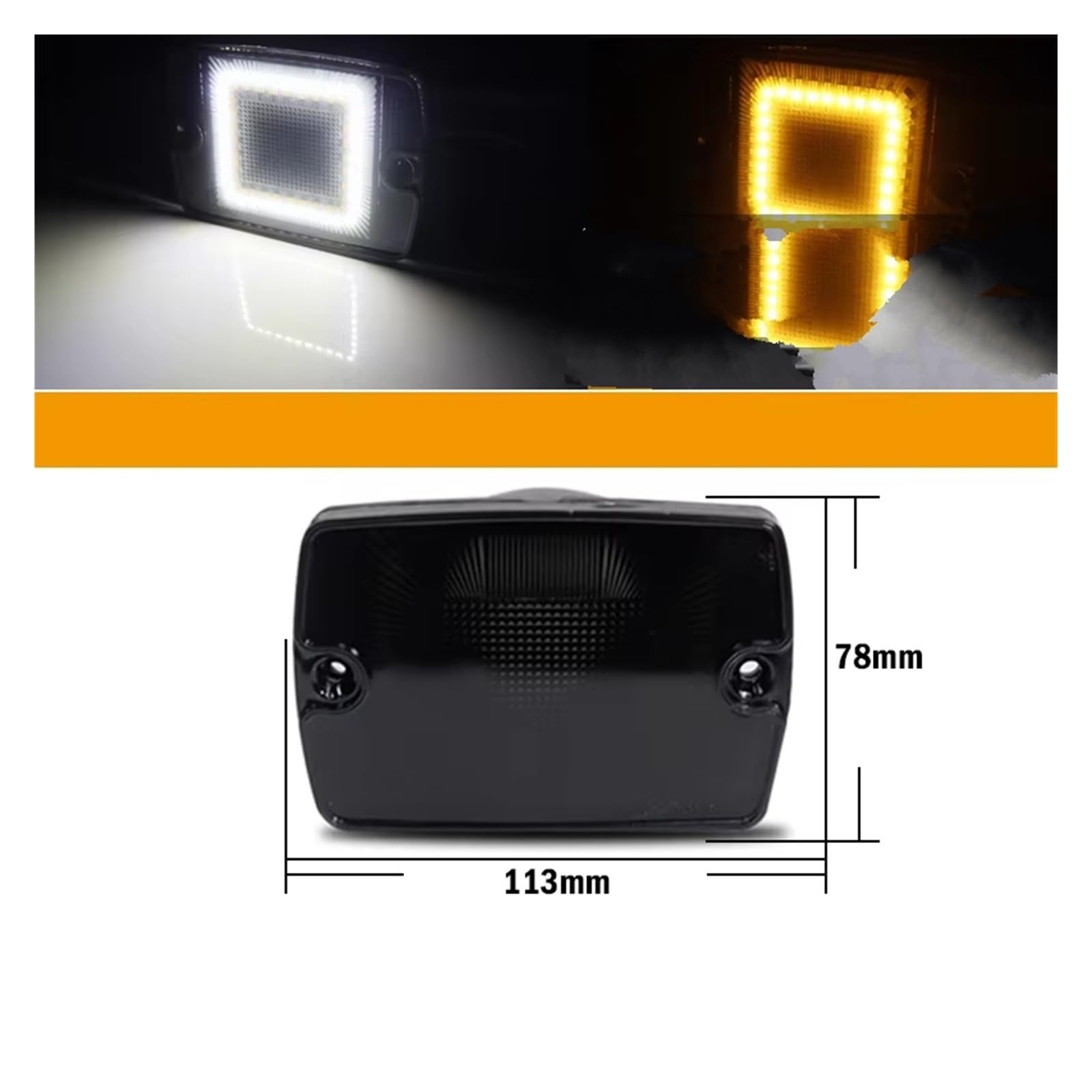 Intermitente Coche Para Jeep Para Wrangler Para YJ 1987 1988-1995 Indicador Lateral Luz Señal Giro Parachoques Delantero Luces Circulación Diurna