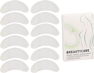 Syrisora 12pcs Emplastro Firmador de Seios Previne Flacidez, Levantamento de Busto, Restaura Elasticidade, Almofadas de Tratamento de Peito