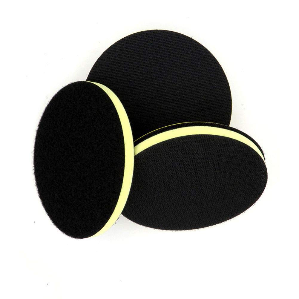 5PCS 6"150MM PU Almohadilla de interfaz de espuma Densidad media Gancho y bucle Lijadora Almohadilla de respaldo Almohadilla de pulido Herramientas eléctricas Piezas