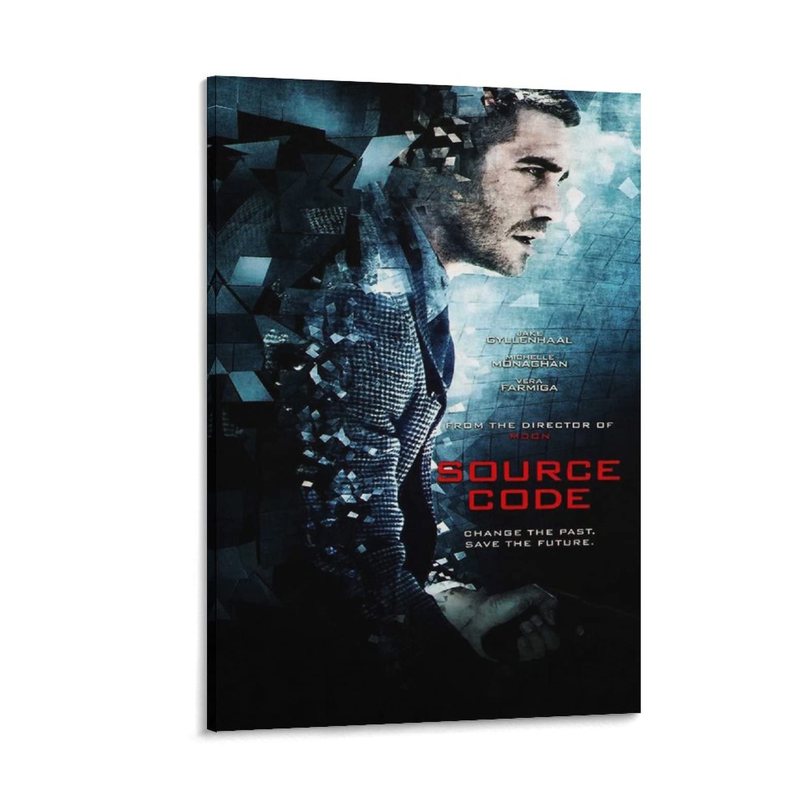 Poster con stampa artistica da parete, con codice sorgente e fantascienza, con stampa artistica da parete, moderno, per camera da letto, 40 x 60 cm