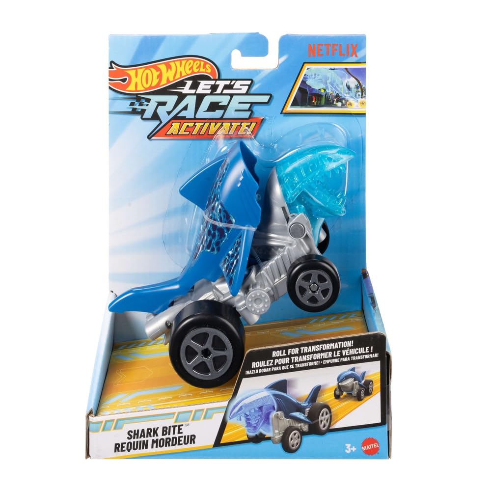 Hot Wheels Let'S Race Power Activated Shark Bite