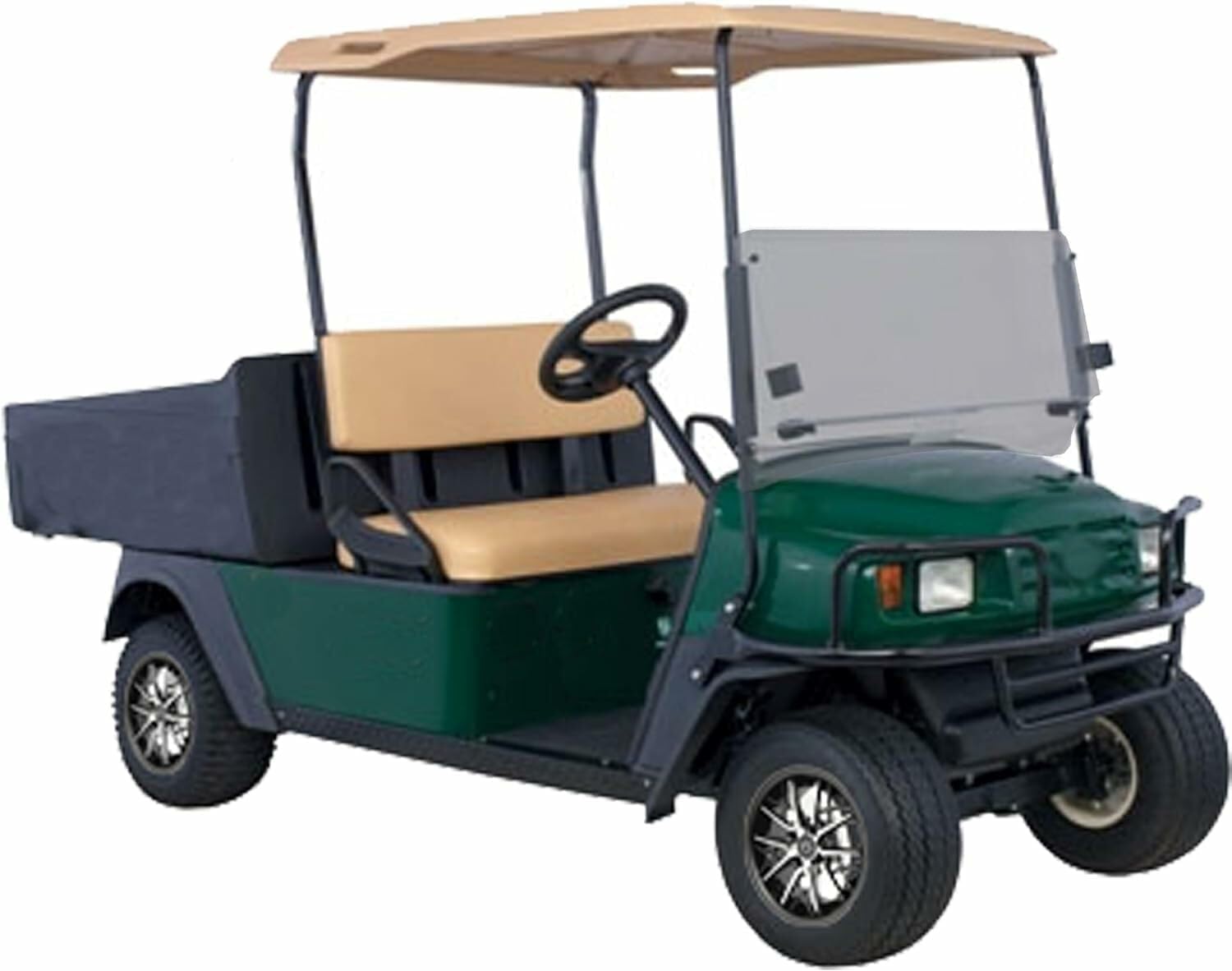 RED DOT Folding Tinted Golf Cart Windshield Compatible with EZGO ST350 | 5/32 Inch Thick Acrylic | Made in the USA