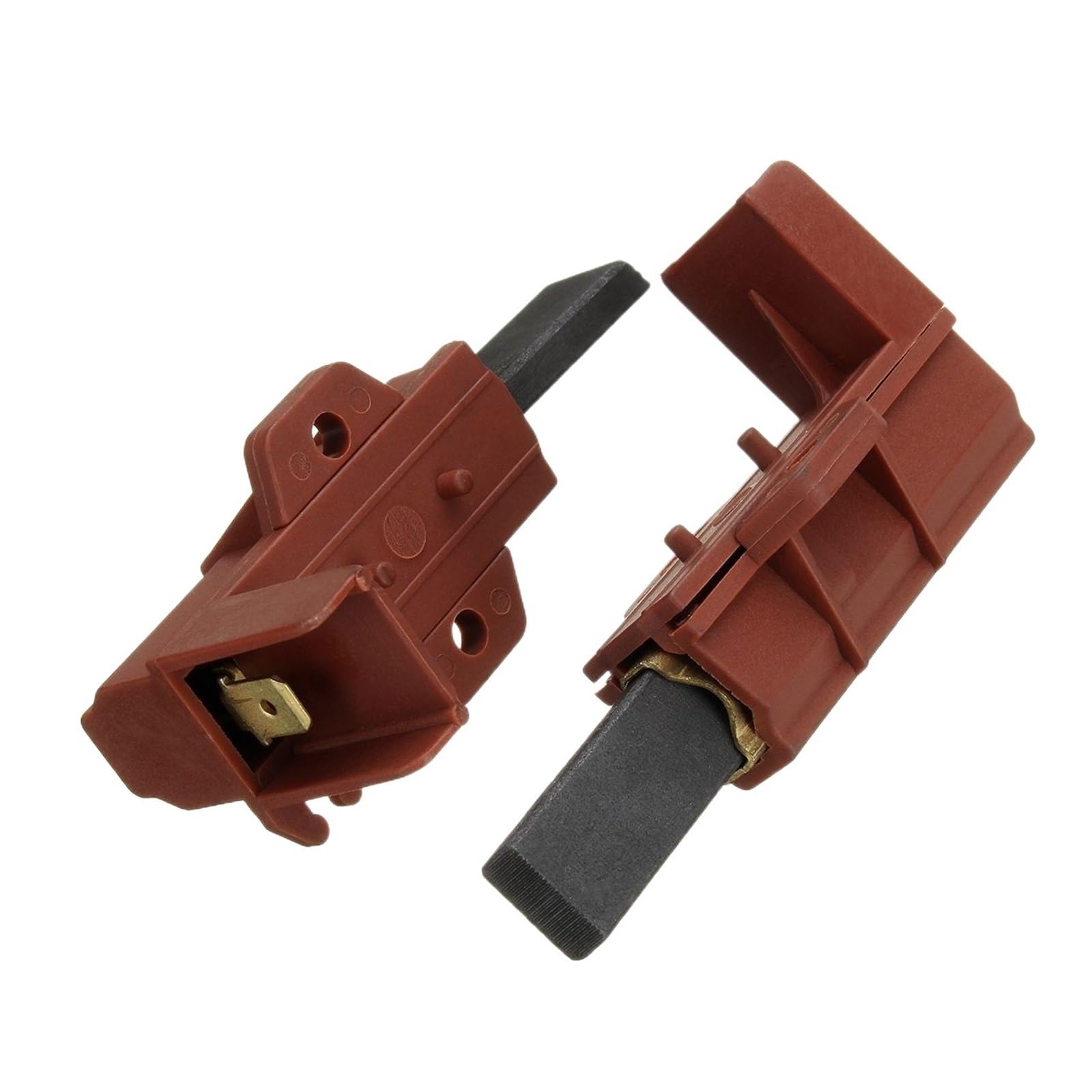 2pcs Washing Machine Motor Carbon Brush and Holder Brushes Coal Electric Motors ，Compatible for Samsung ，Compatible for Ariston