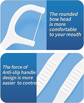 LEDPTS.jP Dental Floss - 600 Pcs Toothpicks, Teeth Stick, Floss Picks for Teeth Cleaning (600 Picks)