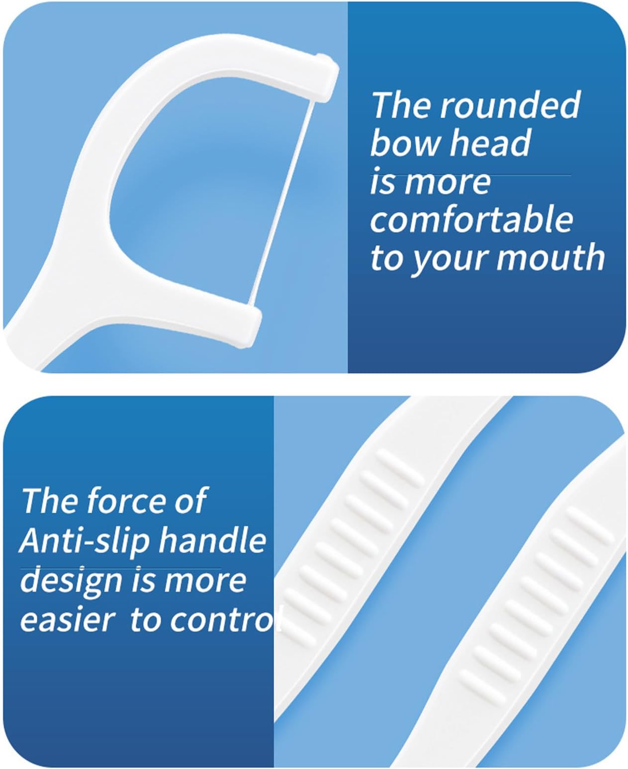 Dental Floss - 600 Pcs Toothpicks, Teeth Stick, Floss Picks for Teeth Cleaning (600 Picks)