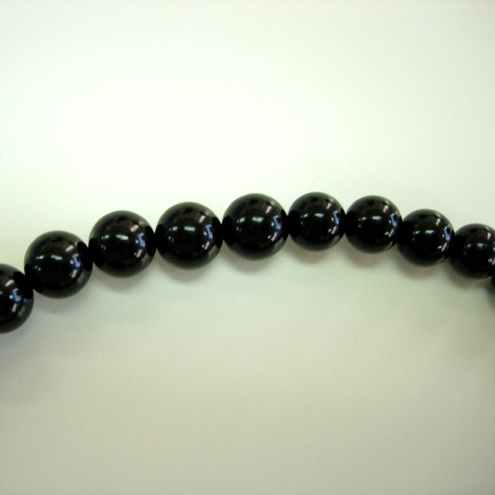 漆黒の艶 本鼈甲グラデーションネックレス（6mm〜13mm珠） d4238bdc4e9c93568f6174130304fe