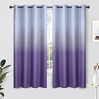 Vista 95 de SimpleHome Ombre Room Darkening Curtains 96 inches Length for Bedroom,Grommet Gradient Light Blocking Beige Gradient Window Curtains for Living
