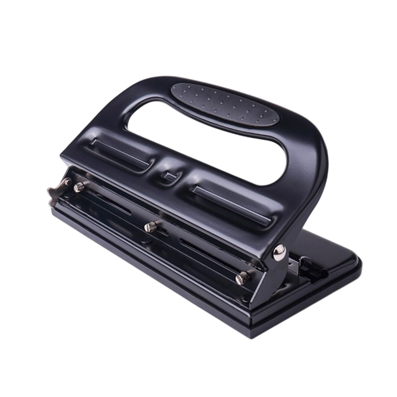 3 Locher, 30 Blatt Kapazität, arbeitssparende Stanzmaschine, robuster Papierstanzer für Büro, Schule, Metall Papierstanzer Büro