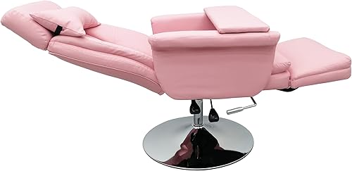 Miniatura 7 de LGXEnzhuo Silla de salón de mesa de spa con presión de aire rosa, rotación de 360 grados, elevación de presión de aire, masaje para belleza, oficina