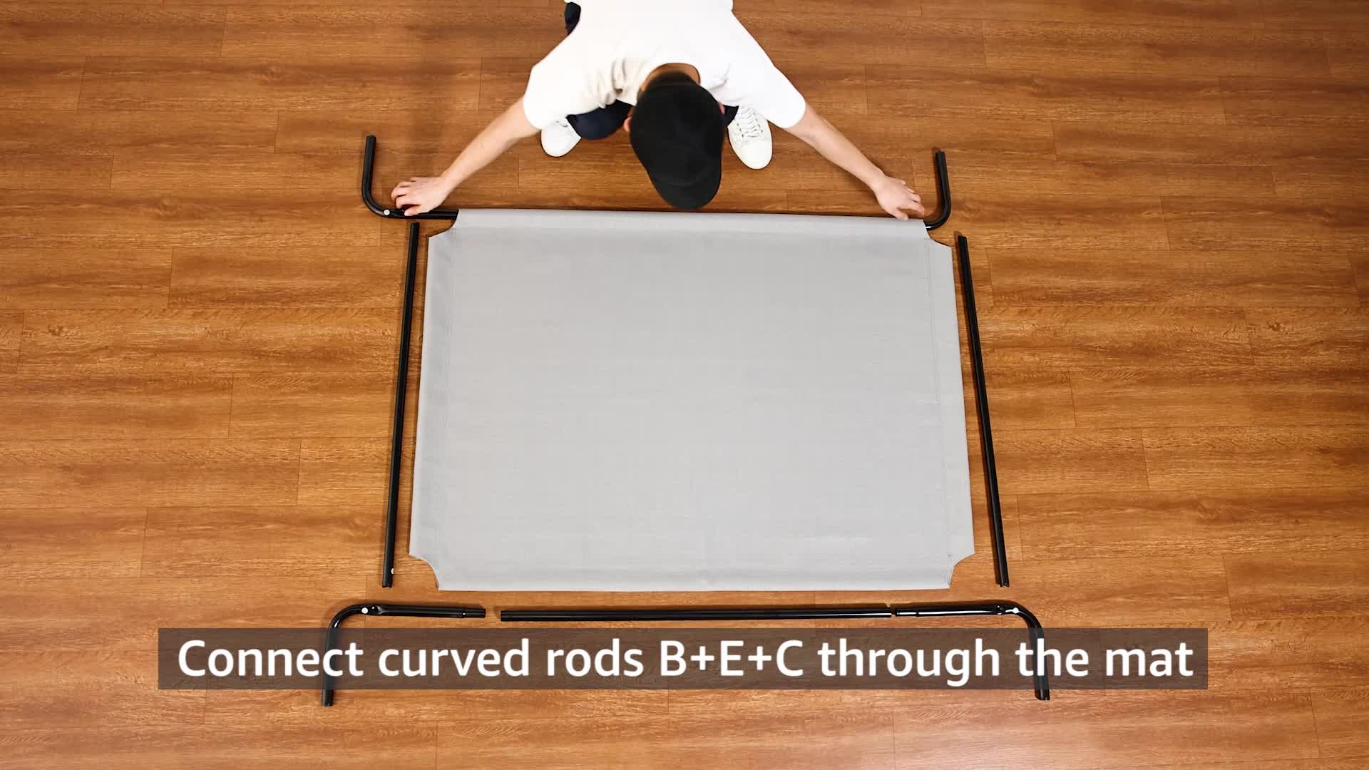 Amazon Basics Cooling Elevated Pet Bed, Extra Large (60.1 x 37.1 x 8.9