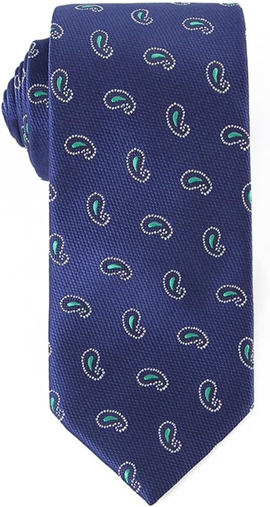 GSDFVIYT ネクタイ男性 7.5 センチメートル新郎結婚式ビジネスカジュアル英国カシューフラワーネクタイフォーマル結婚式(Pu