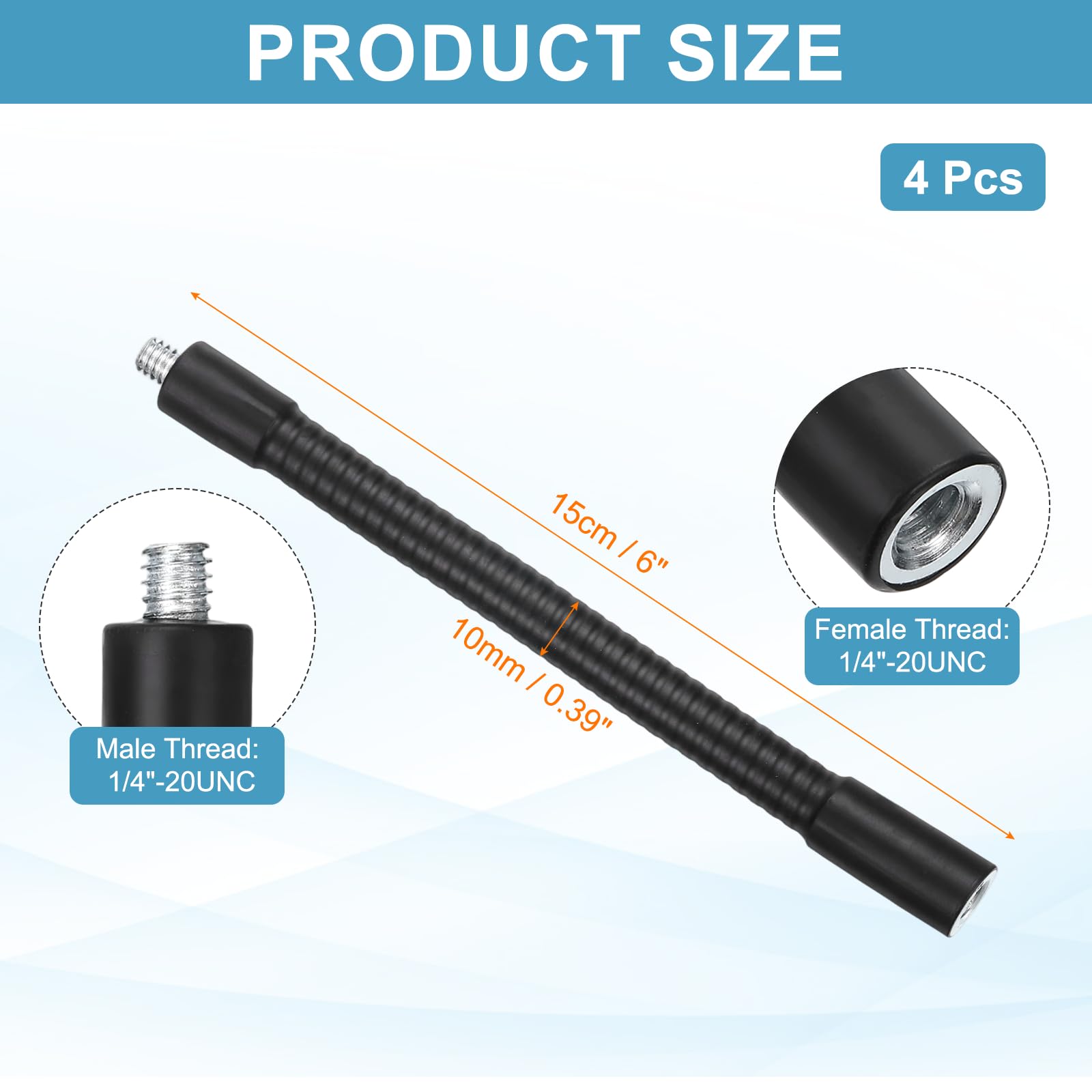 PATIKIL 6" Gooseneck - Image 2