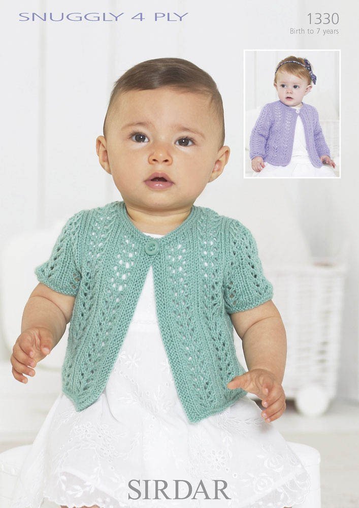 Sirdar Snuggly 4Ply Knitting Pattern 1330 By