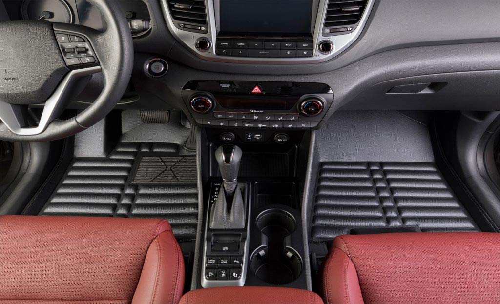 fussmatten profi Alfombrillas para Nissan Qashqai (2ª generación) J11 2014-2021 piel sintética TPE para todo tipo de climas, alfombrillas antideslizantes, alfombrillas de goma para todo tipo de climas