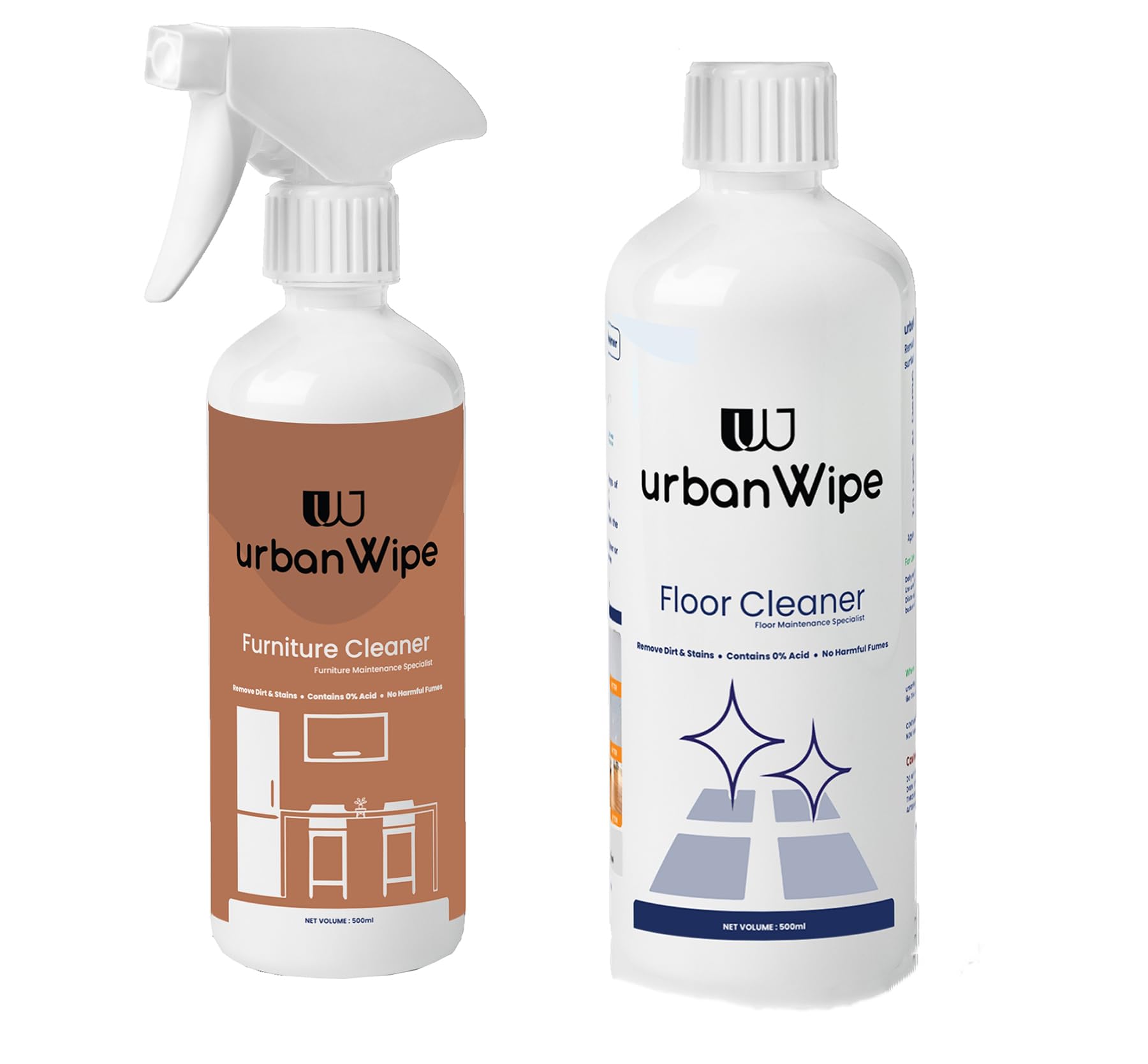 urbanWipe Furniture & Floor Cleaner | Natural Wood Cleaner, Shiner & Conditioner & Floor Cleaner Dirt Removal Disinfectant Liquid Surface Stains_(Each 500ml) (B0CLTVMB95) Amazon Price History, Amazon Price Tracker