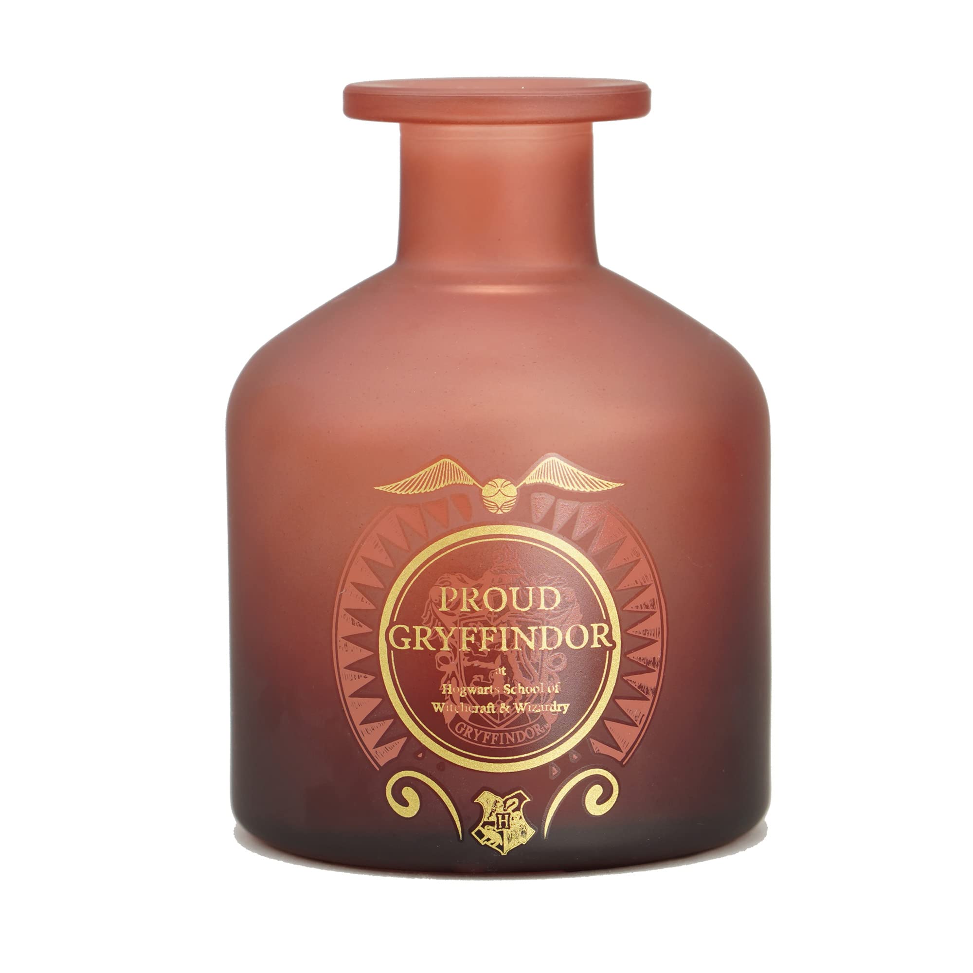 Half Moon Bay - Harry Potter Potions Glass Vase - 11cm - Proud Gryffindor - Harry Potter Potions Bottle - Harry Potter Décor