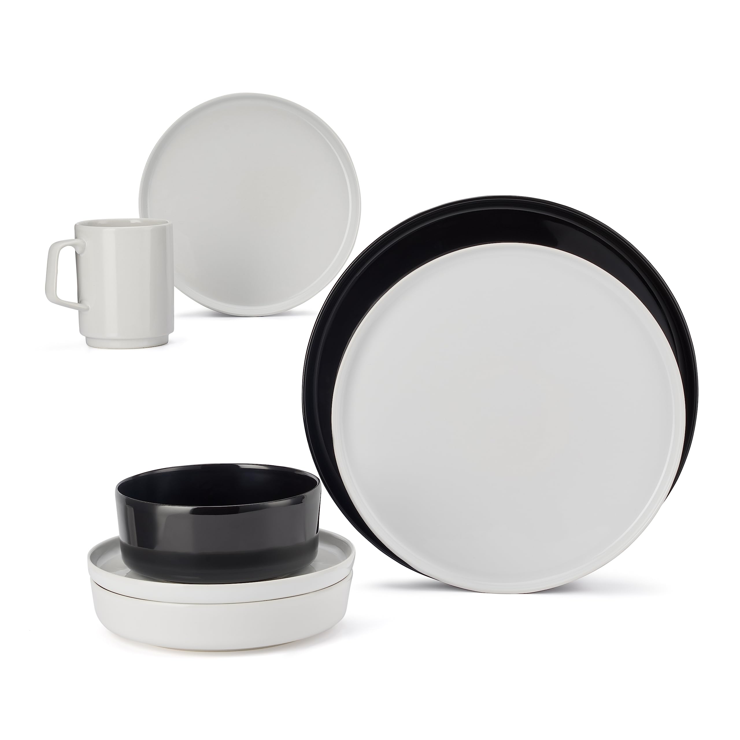 Porcelaine Ateliers de la Cigogne service 6 assiettes à