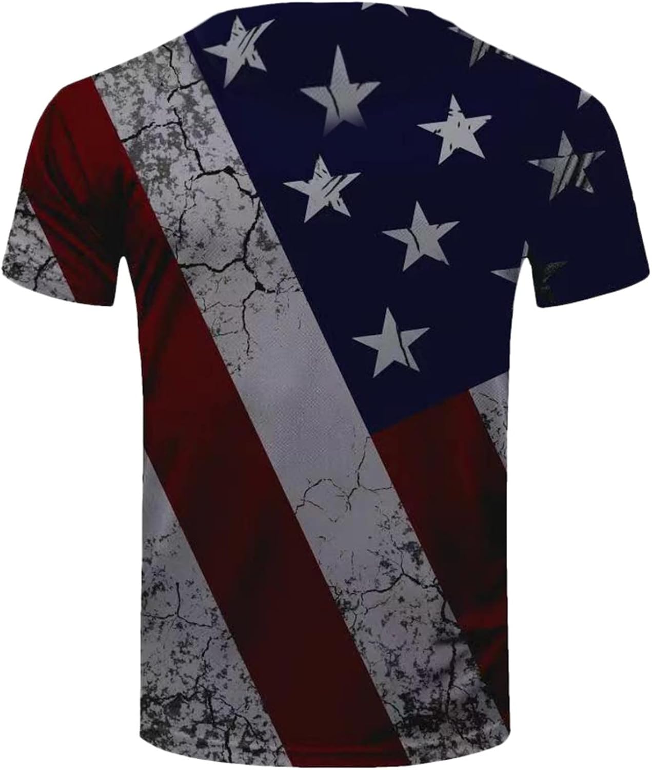 Miniatura 3 de Patriotic Shirts for Mens, America Flag Men's Shirts Mens Patriotic T Shirt Short Sleeve 4Th of July Graphic T Shirts