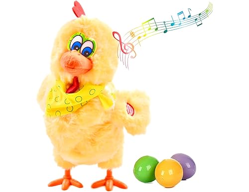 Best Hip Hoppy Egg-Laying Chick Singing Stuffed Animals with Motion in 2024
