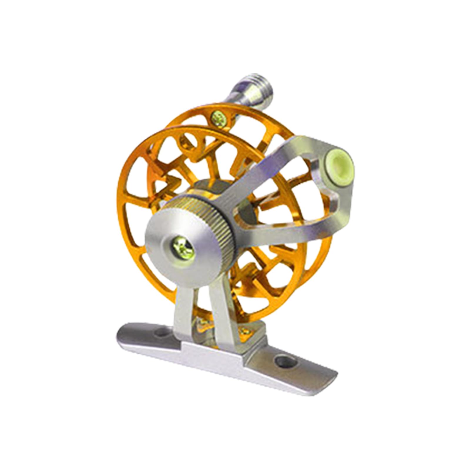 Fishing Tackle Fly Reels Heavy Duty Winter Ice Wheel Fly Aluminum Reels for Winter Ice