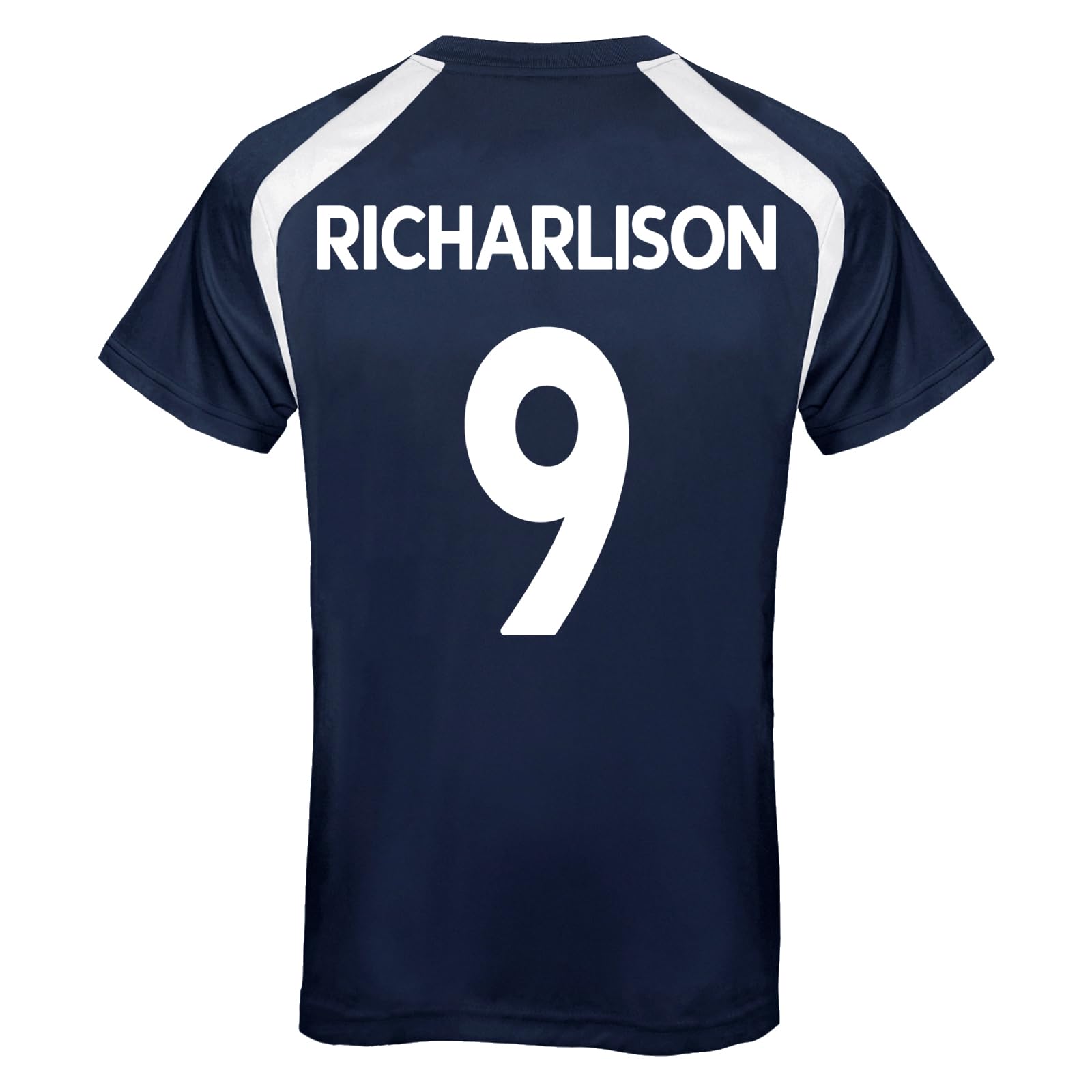 Tottenham Hotspur FC Mens Richarlison 9 Poly T-Shirt Navy 3XL