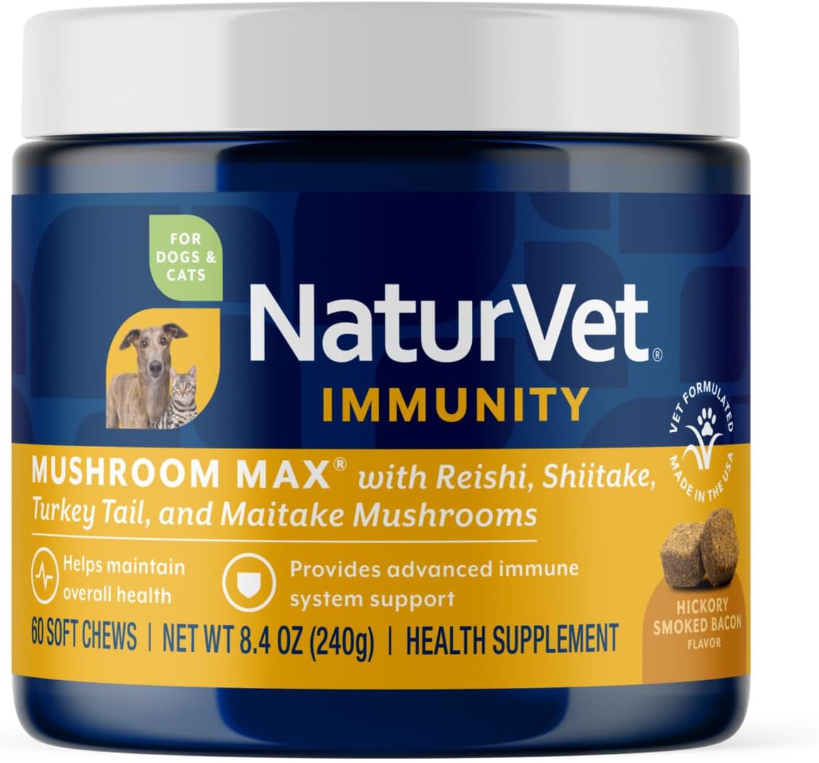 Mushroom Max Advanced Immune Support For Cats & Dogs With Turkey Tail 180338