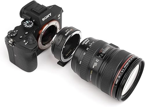 Miniatura 6 de 7artisans EF-SE - Adaptador de lente de enfoque automático, anillo convertidor Speedbooster compatible con lente Canon EFEF-SE y cámara Sony E-Mount