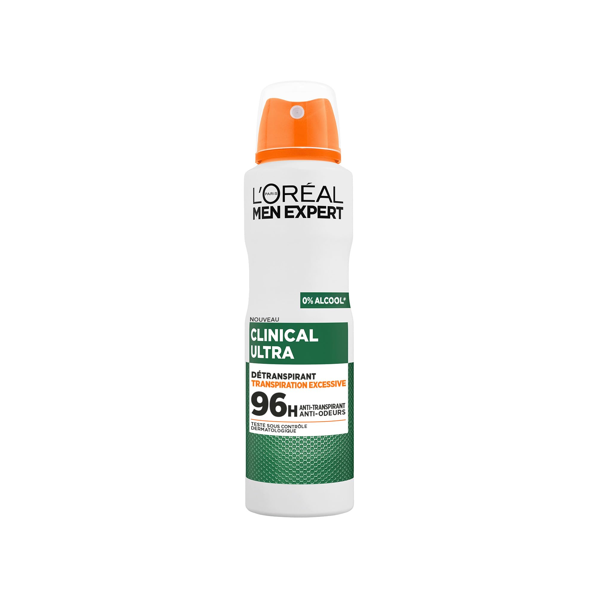 L'Oréal Men Expert Clinical détranspirant spray 96h pour stopper la transpiration excessive - 10