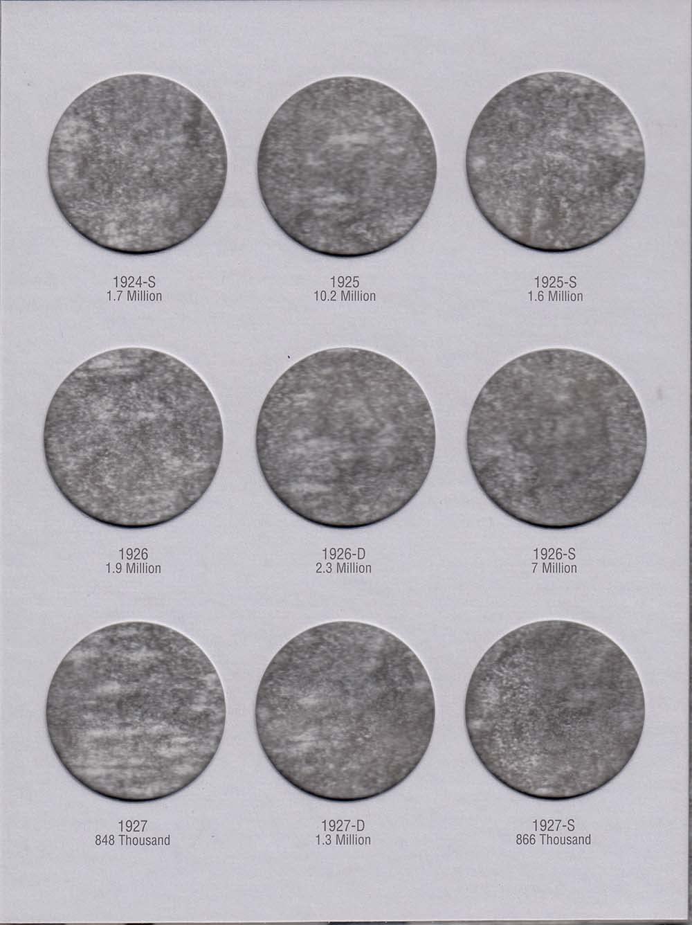 Whitman Carpeta de monedas US Morgan and Peace Silver Dollar 1878-1935 Juego de cinco volúmenes #'s 9082 9083, 9084, 9085, 2709
