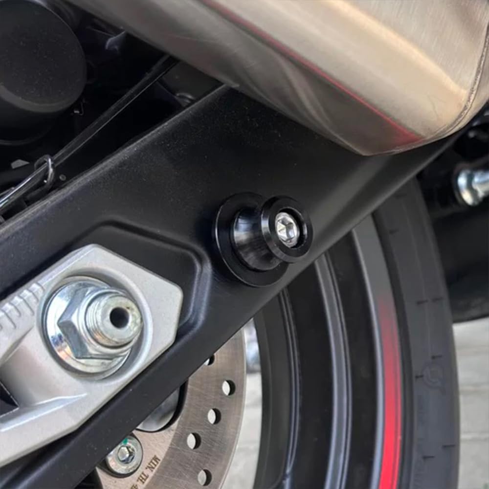 MFGZD M8 Ständeraufnahme Bobbins Montageständer Für Ninja650 Ninja500 ZX6R S1000RR S1000R CBR600RR CBR1000RR CBR650R GSXR600 GSXR750 GSXR1000 GSXS750 GSX-8S SV650 ZX10R Z650 Z900 usw (Schwarz, 8MM)