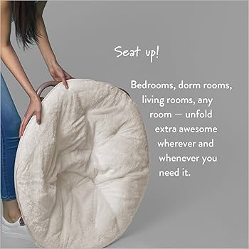 Amazon.com: Urban Lifestyle Faux Fur Saucer Chair, 22