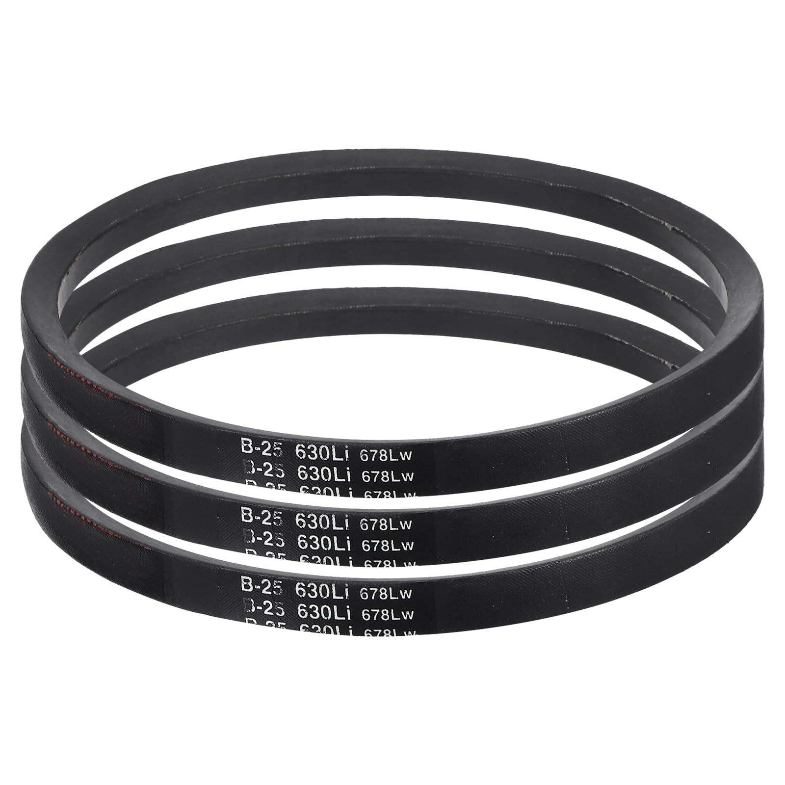 uxcell 3 Pack B45 Classic Wrapped V-Belt, 48" Outside Circumference Wrapped Industrial Rubber V-Belt B Profile V-Belt for Industrial Machinery Equipment, Black — Amazon image 17
