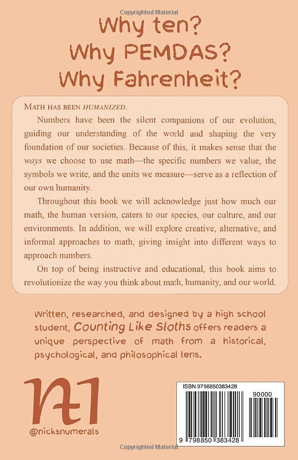Miniatura 2 de Counting Like Sloths Recognizing the humanity in math