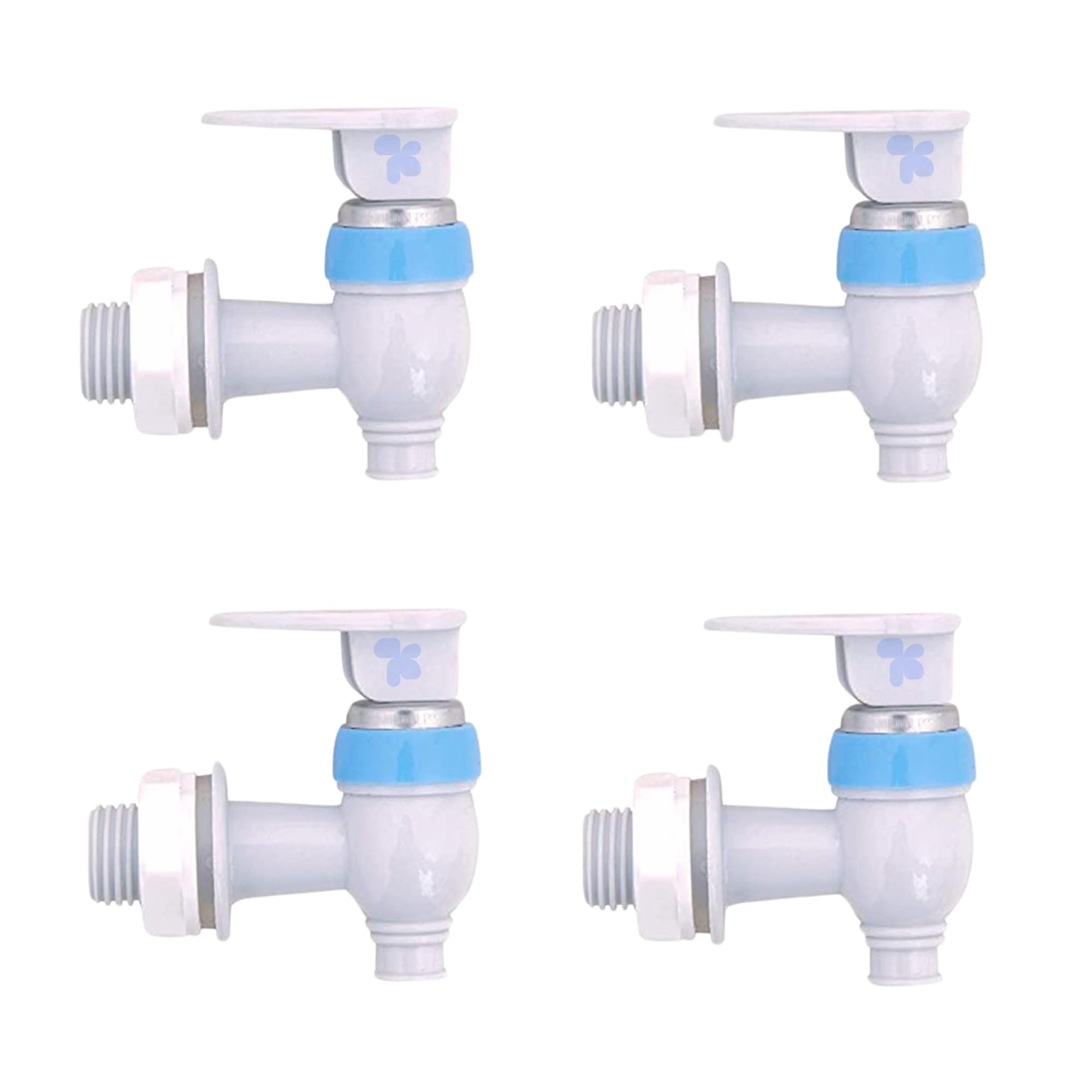 AMPEREUS Plastic Polished 4 Pcs Ro Jar Or Water Dispenser Tap (Dolphine Type) Compatible For Most Of Water Filter,Water Jar,Matka And All Kinds Of Water Contaners.
