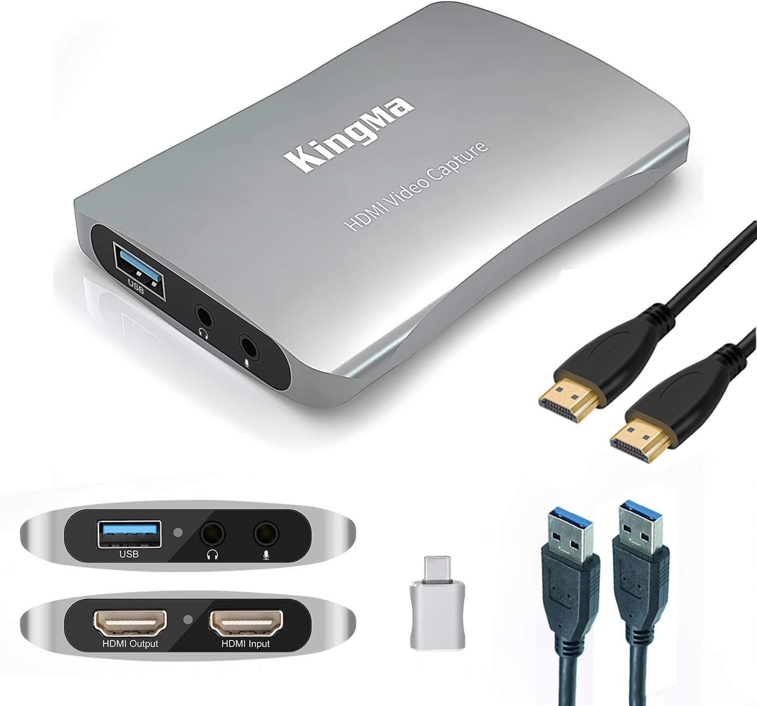 Video Capture Card, 1080P HDMI to USB 3.0 Audio Capture