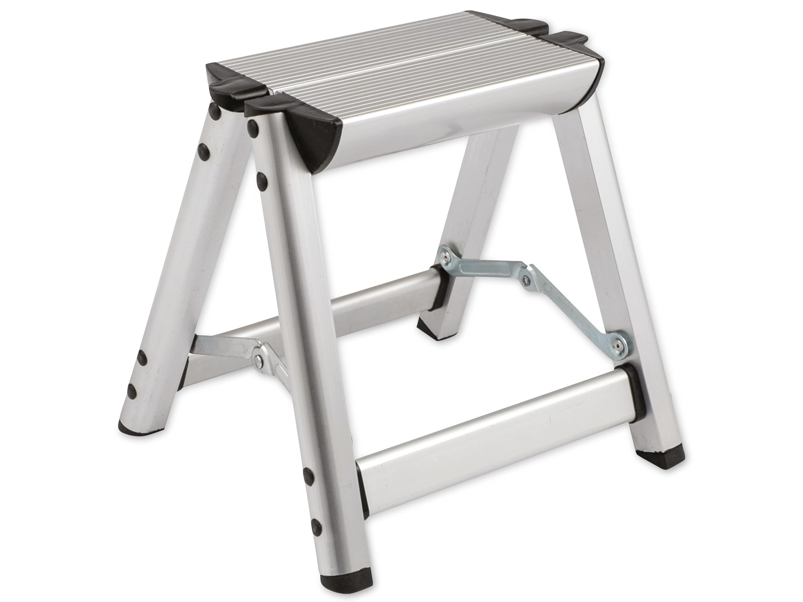 Marchepied gris pour atteindre les placards de cuisine Happy People 78303
