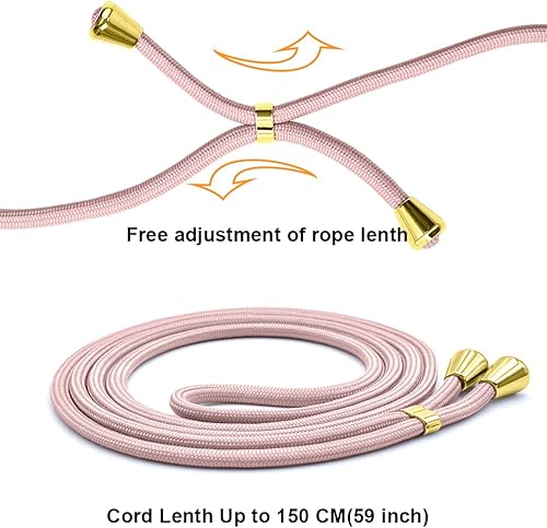 Miniatura 4 de YESPURE Funda para Samsung Galaxy S22 Ultra con correa ajustable para el cuello cruzada, funda de teléfono con cordón para Galaxy S22 Ultra, funda