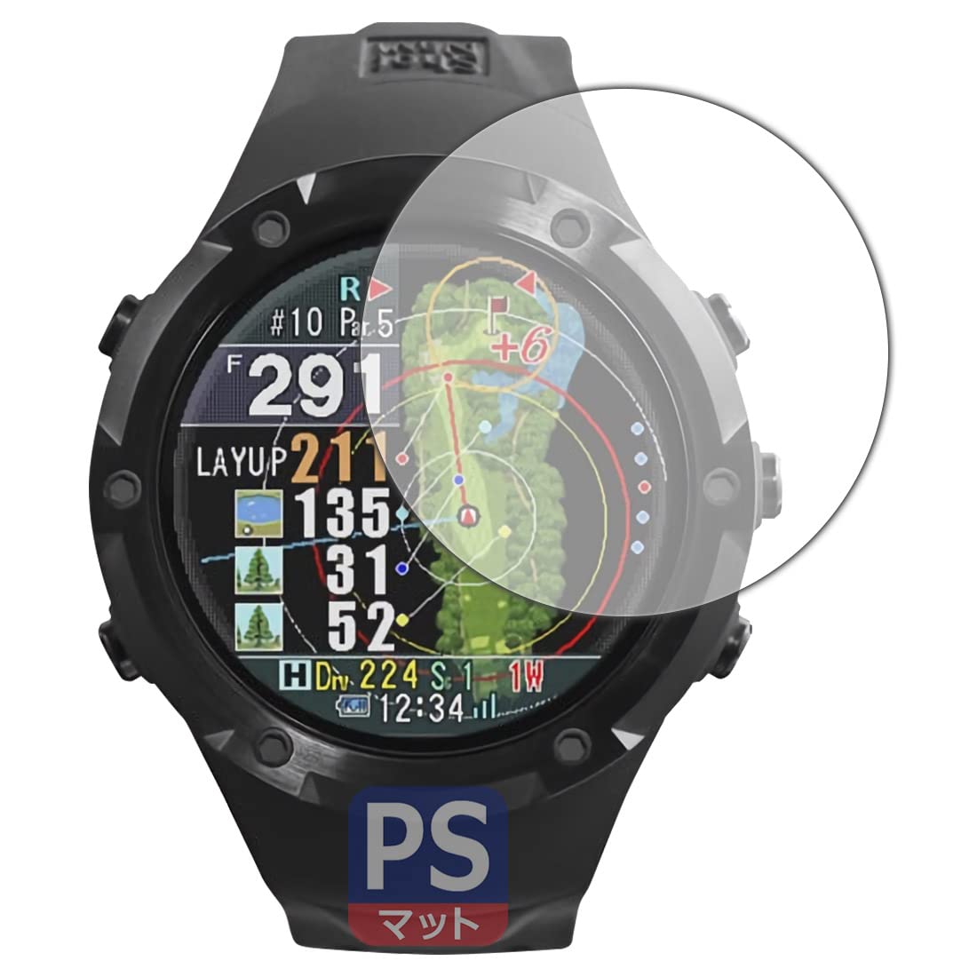 美品　Shot Navi Evolve PRO ゴルフナビGPS 保護フィルム付 ShotNavi Shot Navi Evolve PRO Touch 保護 フィルム OverLay