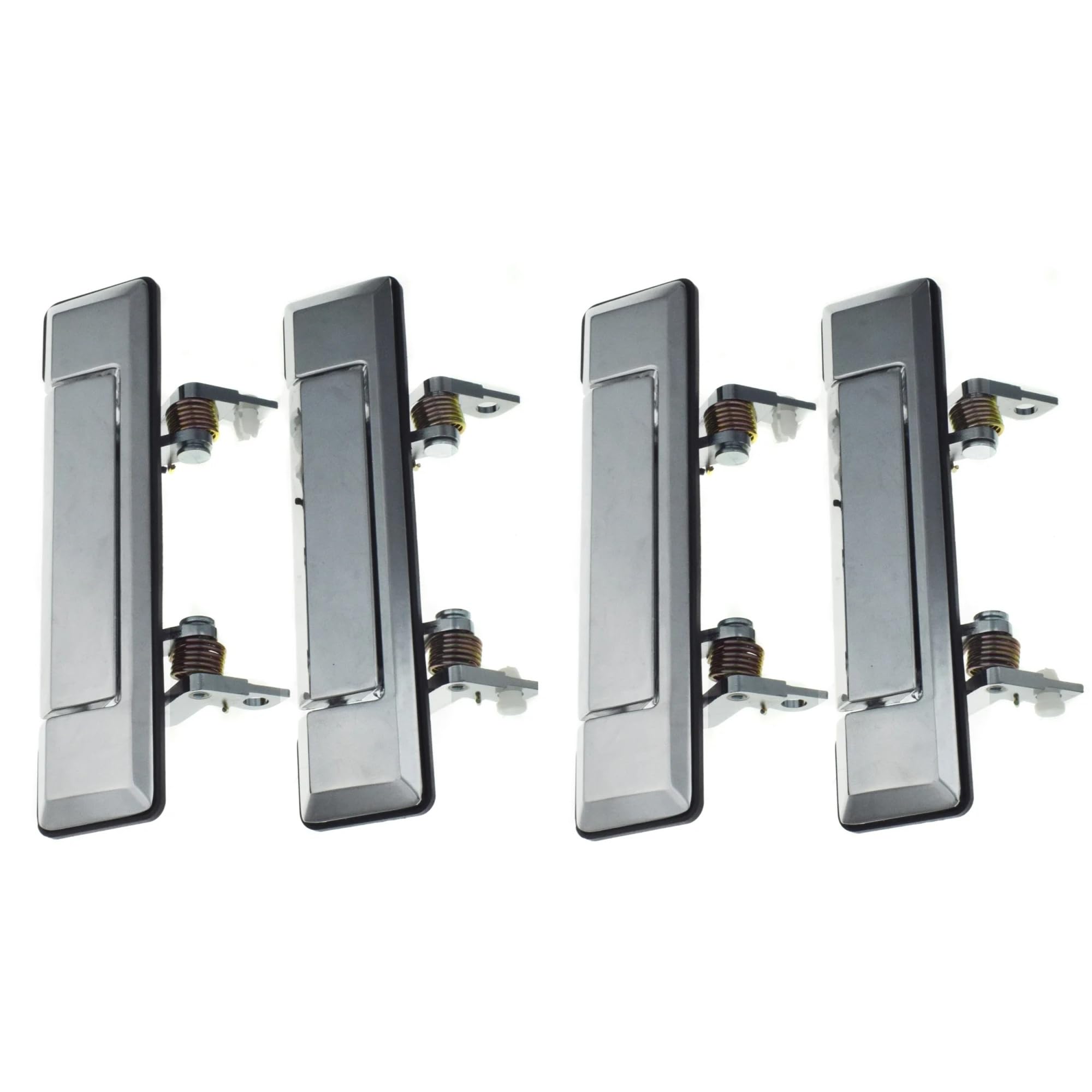 Hcpavext Silver Chrome Exterior Door Handle Front Left Right For Toyota Land Cruiser 60 70 Series 1984-2019 Pickup For 4Runner Hilux 1984 1985 1986 1987 1988 1989 (,4Pcs Left Right Kit)