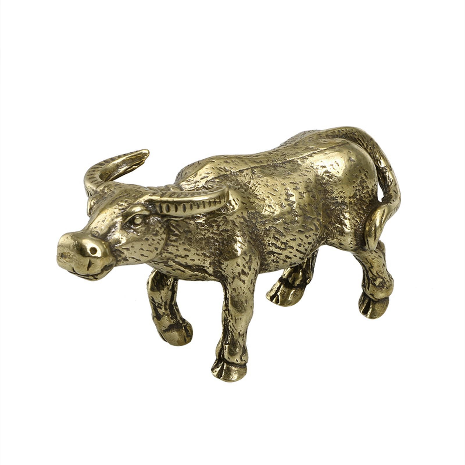 YANGPZFC Small Copper Brass Ornament Brass Statue For Desk Decor, Handcrafted Vintage Sculpture