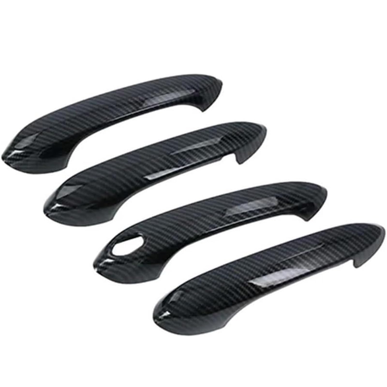 Glymzoi One Color Car Exterior Door Handles Car Left Exterior Door Handle X3 G01 2018 2019 Carbon Fiber Abs Pull Cover