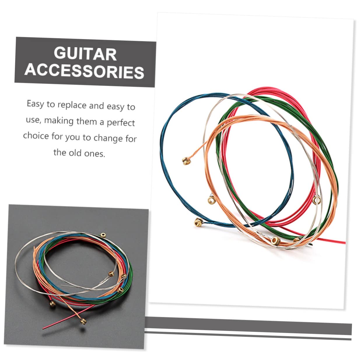 30stücke Akustikgitarrensaiten Teiliges Langlebige Stahl-gitarrensaiten Professionelle Ersatzsaiten Für Folk-gitarre Klare Klänge Robust Und Verschleißfest